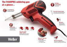 Load image into Gallery viewer, Weller 8200PKS 140/100 Watt 120 Volt Universal Soldering Gun Kit
