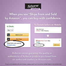 Load image into Gallery viewer, Elderberry 300mg (per serving) + Vitamin C &amp; Zinc - Airborne Gummies (60 Count in a Bottle), Gluten-Free Immune Support Supplement With Vitamins C, D &amp; E, No Artificial Sweeteners &amp; No Color Added