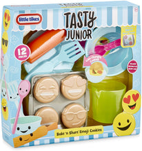 Load image into Gallery viewer, Little Tikes Tasty Jr. Bake 'N Share Emoji Cookies Role Play Activity Pack
