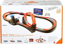 Load image into Gallery viewer, Hot Wheels id Smart Track Starter Kit with 3 Exclusive Cars, Track Pieces and Hot Wheels Race Portal for Physical &amp; Digital Play, Gift for Kids Ages 8 Years Old &amp; Up