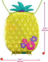Load image into Gallery viewer, Polly Pocket Polly &amp; Lila Tropicool Pineapple Wearable Purse Compact, Multi