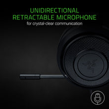 Load image into Gallery viewer, Razer Kraken Pro V2: Lightweight Aluminum Headband - Retractable Mic - In-Line Remote - Gaming Headset Works with PC, PS4, Xbox One, Switch, &amp; Mobile Devices - Black