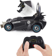 Load image into Gallery viewer, BATMAN Launch and Defend Batmobile Remote Control Vehicle with Exclusive 4-inch Action Figure