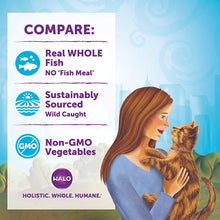 Load image into Gallery viewer, Halo Natural Dry Cat Food Sensitive Stomach Seafood Medley