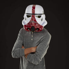 Load image into Gallery viewer, SW Star Wars Black INCINERATOR Trooper Electronic Helmet