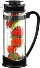 Load image into Gallery viewer, GROSCHE Water and Fruit Borosilicate Glass Infusion Pitchers and Sangria Makers, 50 oz/ 1500 ml BPA and Phthalate-free (Atlantis)