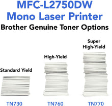 Load image into Gallery viewer, Brother MFCL2750DW Monochrome All-in-One Wireless Laser Printer, Duplex Copy &amp; Scan, Amazon Dash Replenishment Ready