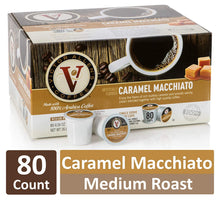 Load image into Gallery viewer, Caramel Macchiato for K-Cup Keurig 2.0 Brewers, 80 Count, Victor Allen’s Coffee Medium Roast Single Serve Coffee Pods