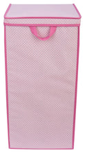 Load image into Gallery viewer, Delta Children Enterprise Tall Nursery Clothing Hamper, Barely Pink Polka Dot