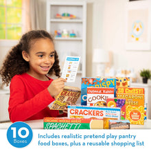 Load image into Gallery viewer, Melissa &amp; Doug Grocery Boxes for Pretend Kitchens and Shopping (11 Piece)
