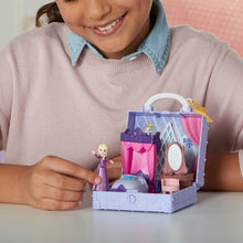 Load image into Gallery viewer, Disney Frozen Pop Adventures Elsa&#39;s Bedroom Pop-Up Playset with Handle, Including Elsa Doll, Diary, Chair, &amp; Blanket Accessories - Toy for Kids Ages 3 &amp; Up