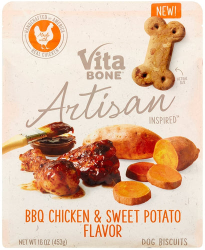 Artisan Inspired Vita Bone Dog Biscuits, Naturally Wholesome Snacks. Made in The USA.