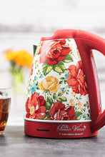 Load image into Gallery viewer, The Pioneer Woman 1.7 Liter Vintage Floral Electric Kettle, Model 40970 by Hamilton Beach