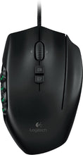 Load image into Gallery viewer, Logitech G600 MMO Gaming Mouse, RGB Backlit, 20 Programmable Buttons