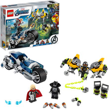 Load image into Gallery viewer, LEGO Marvel Avengers Speeder Bike Attack 76142 Black Panther and Thor Buildable Superhero Toy, Great Gift for Kids, New 2020 (226 Pieces)