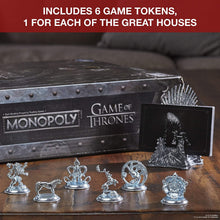Load image into Gallery viewer, Monopoly Game of Thrones Board Game for Adults, Brown