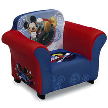 Load image into Gallery viewer, Delta Children Plastic Frame Upholstered Chair, Disney Mickey Mouse