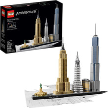 Load image into Gallery viewer, LEGO Architecture New York City 21028, Build It Yourself New York Skyline Model Kit for Adults and Kids (598 Pieces)