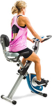 Load image into Gallery viewer, XTERRA Fitness FB350 Folding Exercise Bike, Silver