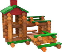 Load image into Gallery viewer, LINCOLN LOGS – Classic Meetinghouse - 117 Parts - Real Wood Logs - Ages 3+ - Collectible Tin - Best Retro Building Gift Set for Boys/Girls – Creative Construction Engineering – Preschool Education Toy