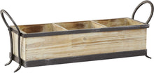 Load image into Gallery viewer, Deco 79 54419 Wood Metal Tray 22&quot; W, 8&quot; H