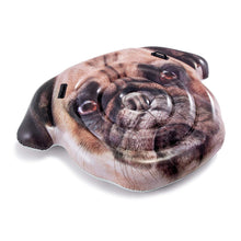 Load image into Gallery viewer, Intex Pug Face Inflatable Island, 68in x 51in