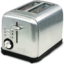 Load image into Gallery viewer, Salton ET1403 2-Slice Electronic Toaster, Brushed Metal