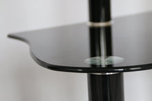 Load image into Gallery viewer, Hodedah HITV104 Glass Mount Tv Stand Black