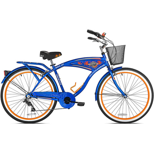 2634; Men39;s Margaritaville Multi-Speed Cruiser Bike, Blue