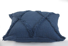 Load image into Gallery viewer, LR Home Royal Blue Throw Pillow, 18" x 18",
