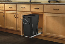 Load image into Gallery viewer, Rev-A-Shelf Single 35 Quart Pull Out Trash Can for Kitchen or Bathroom Cabinet Drawer Storage