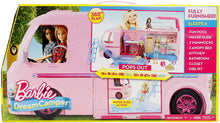 Load image into Gallery viewer, Barbie Camper Pops Out into Play Set with Pool!
