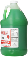 Load image into Gallery viewer, Snappy Popcorn Snappy Snow Conce Syrup 1 Gallon, Lime, 11 Pound