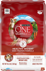 Purina ONE SmartBlend Natural Healthy Weight Formula Adult Dry Dog Food & Wet Dog Food