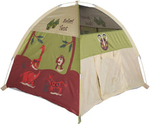 Load image into Gallery viewer, Pacific Play Tents 20435 Kids Safari Fun Dome Tent Crawl Tunnel Combo Indoor / Outdoor Fun,Multicolor