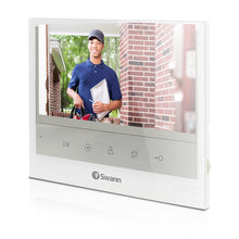 Load image into Gallery viewer, Swann SWADS-DP885C-US Expandable Intercom and Video Door Phone with 7” LCD Monitor, White