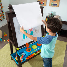 Load image into Gallery viewer, KidKraft 62043.0 Storage Easel - Espresso Novelty, 25.2 x 23.2 x 47.6