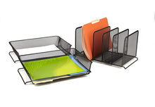 Load image into Gallery viewer, Mind Reader Tray Mesh Desk, Document Holder, Magazine Storage, Desktop File Organizer