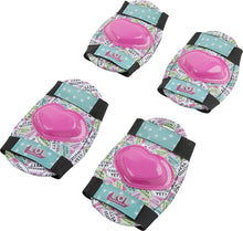 Load image into Gallery viewer, LOL Surprise! Bicycle Inline Skating Skateboard Protective Gear for Kids, Includes Elbow Pads, Knee Pads, and Padded Gloves