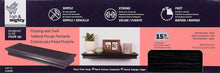 Load image into Gallery viewer, High &amp; Mighty 515605  Floating Shelf, Beveled Design, 18&quot;, Black