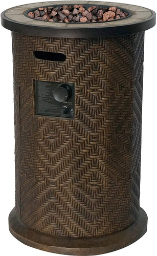 Bond Manufacturing Sonoma Gas Firebowl Column