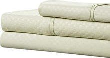 Load image into Gallery viewer, Lavish Home Brushed Microfiber Sheets Set- 4 Piece Hypoallergenic Bed Linens with Deep Pocket Fitted Sheet and Embossed Design