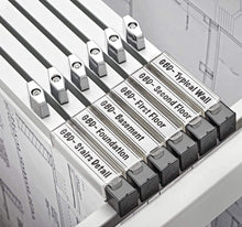 Load image into Gallery viewer, AdirOffice Blueprint File Storage Hanging Clamps