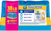 Load image into Gallery viewer, Fresh Step Triple Action, Clumping Cat Litter, Scented, 38 Pounds