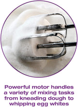 Load image into Gallery viewer, Salton Digital, Powerful 200 Watts with 10 Speed Settings Hand Mixer, 3 pounds, Silver