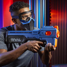 Load image into Gallery viewer, Nerf Rival Charger MXX-1200 Motorized Blaster -- 12-Round Capacity, 100 FPS Velocity -- Includes 24 Official Nerf Rival Rounds -- Team Blue