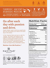 Load image into Gallery viewer, Navitas Organics Turmeric Powder, 8 oz. Bag, 45 Servings — Organic, Non-GMO, Gluten-Free