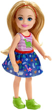 Load image into Gallery viewer, Barbie Club Chelsea Doll, 6-inch Blonde with Dinosaur-Themed Look, (GMR96)