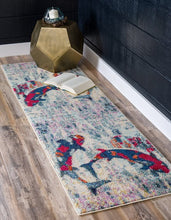 Load image into Gallery viewer, Unique Loom Positano Collection Coastal Modern Bright Colors Starfish Area Rug