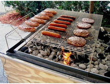 Load image into Gallery viewer, La Caja China 22"x 20" Large 22" x 20" x 6" Top Grill, Silver Steel